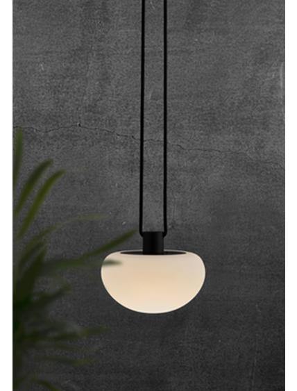 minimalist hanging pendant outdoor lamp nordlux sponge moodmaker