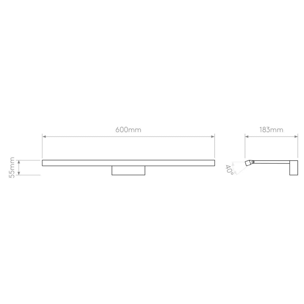 Mondrian 600 LED Picture Light - Lucendi