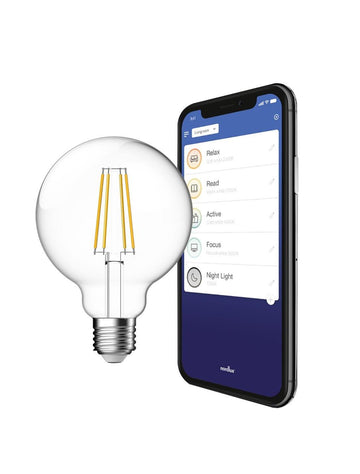 Smart Bulb E27 G95 Clear - Lucendi