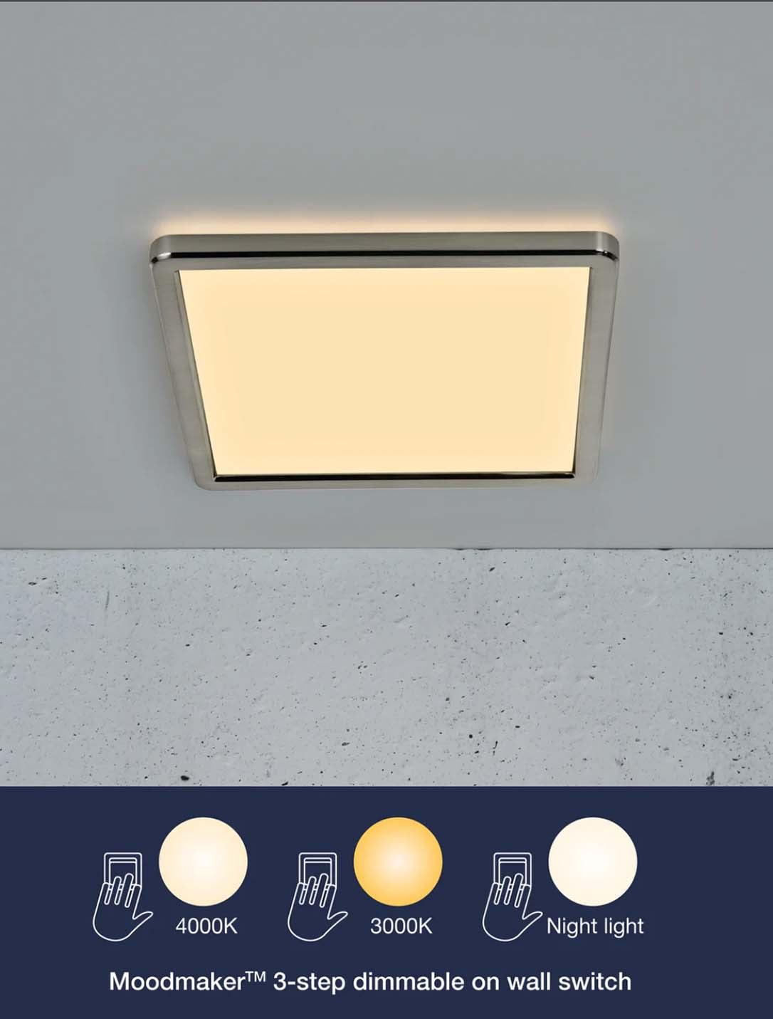 Square Led Ceiling Lights Matrix Square LED Flush Mount Ceiling Light
